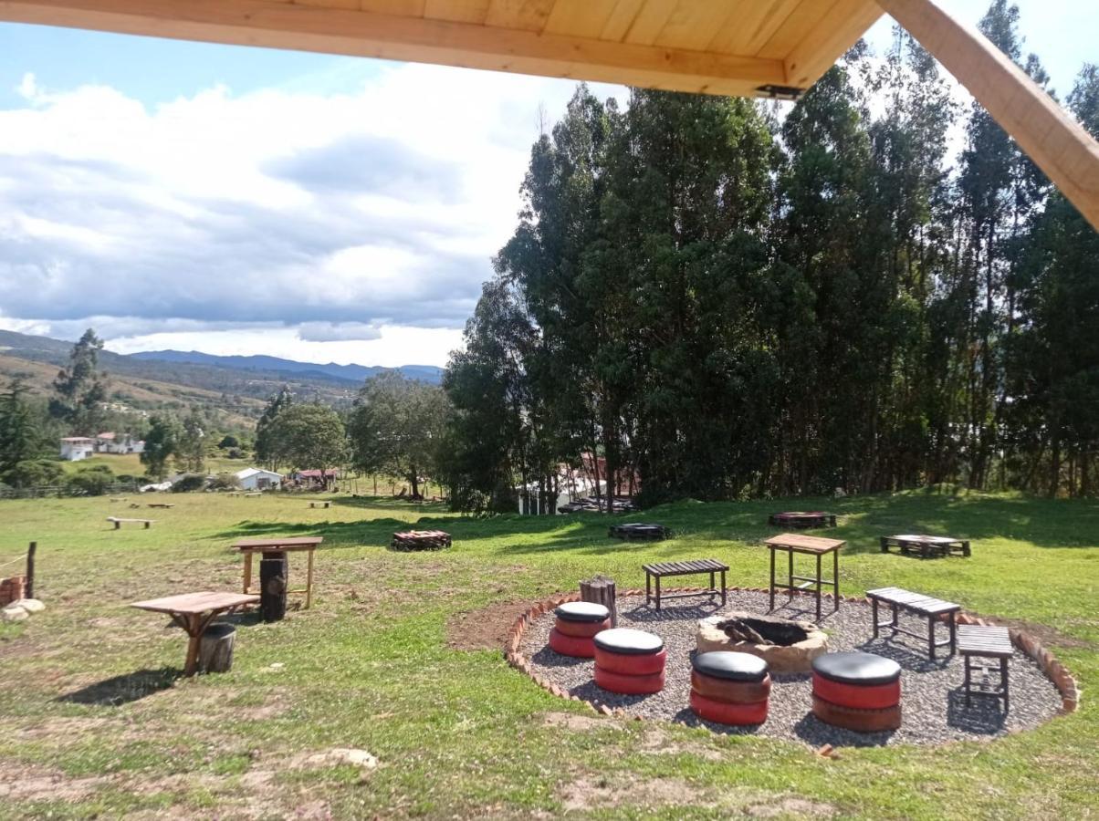 Camping Las Acacias Guatavita Bagian luar foto