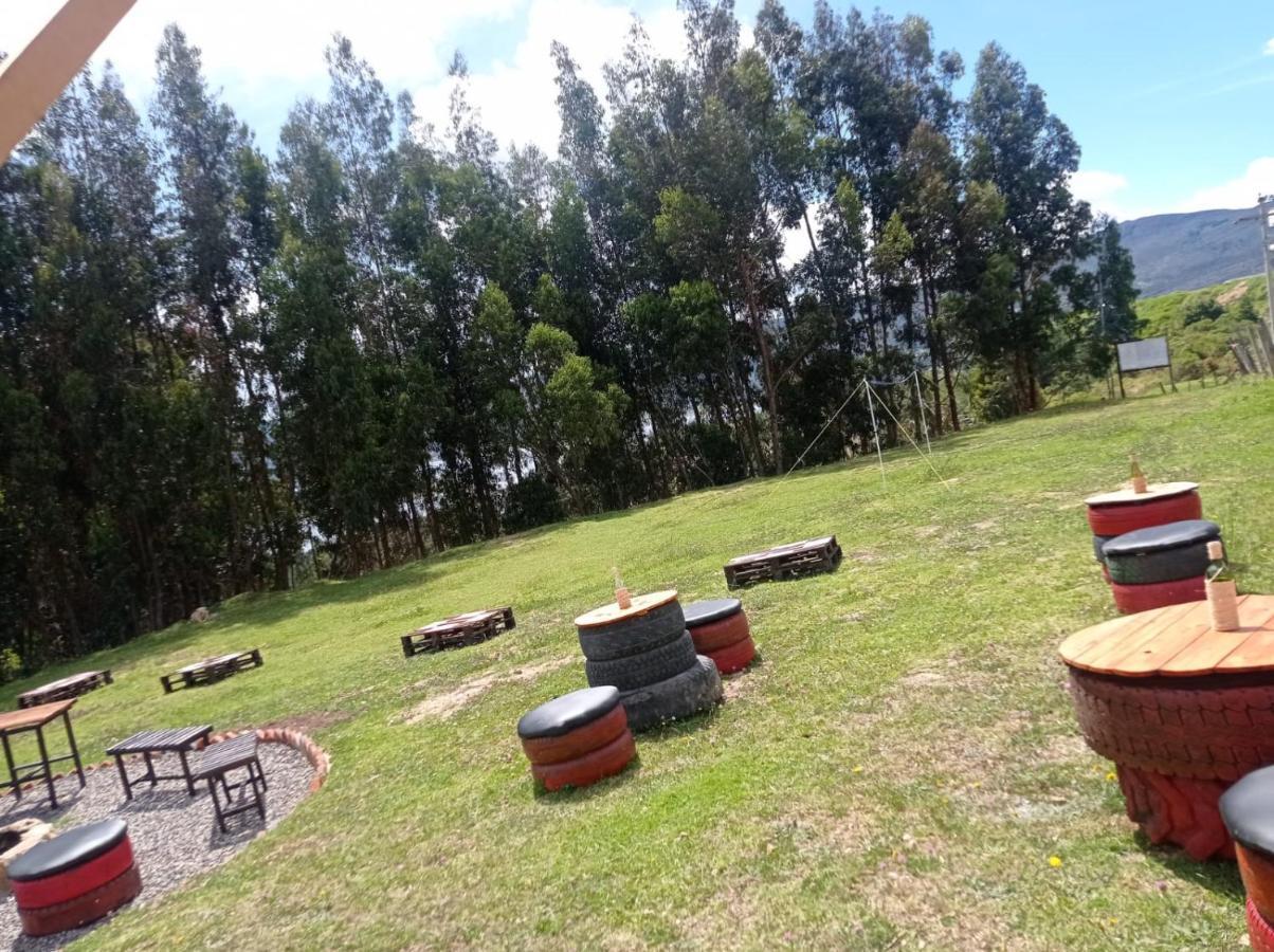 Camping Las Acacias Guatavita Bagian luar foto