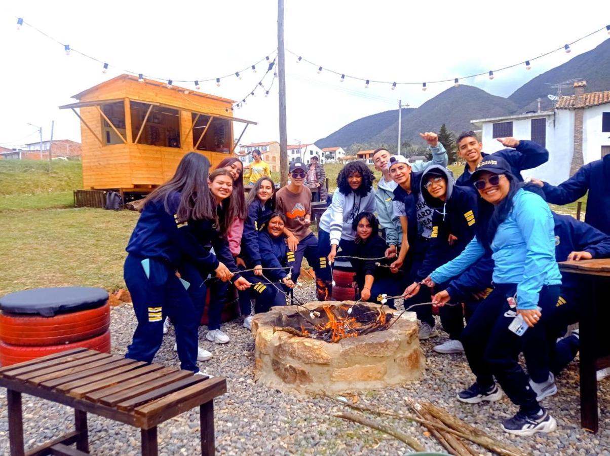 Camping Las Acacias Guatavita Bagian luar foto