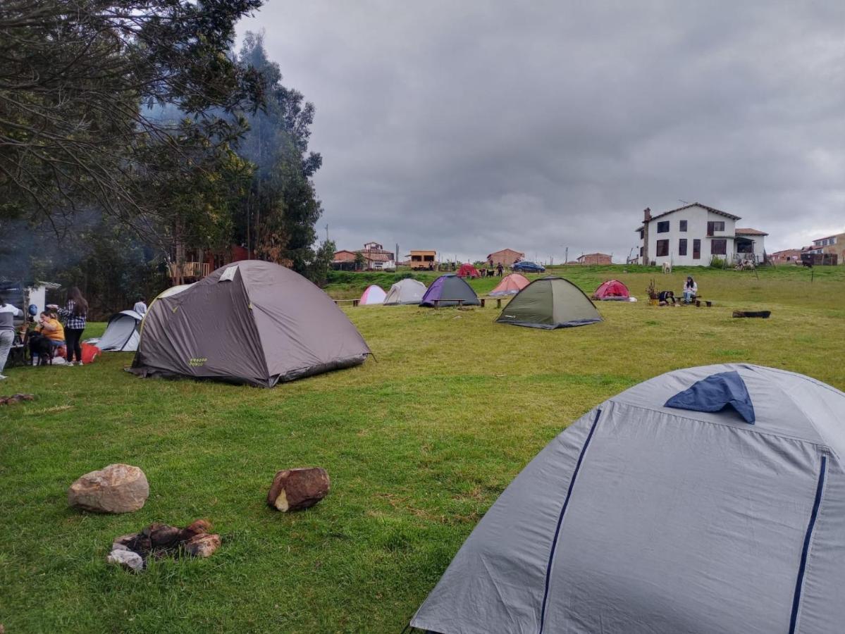Camping Las Acacias Guatavita Bagian luar foto