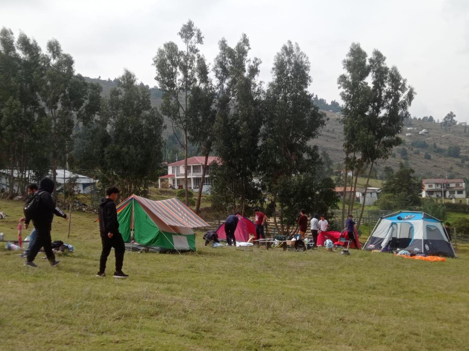 Camping Las Acacias Guatavita Bagian luar foto